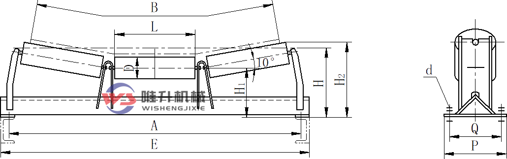 YYTP-II-S上皮帶全自動液壓調偏裝置